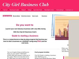 Go to: City Girl Business Club Guide to starting a Business