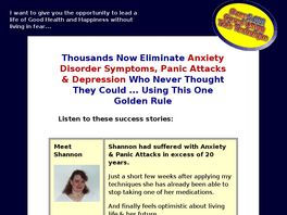Go to: Eliminate Anxiety & Panic Attacks.