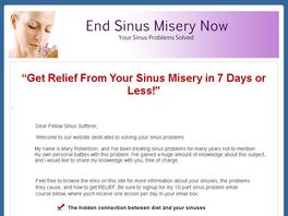 Go to: Your Sinus Problems Solved: End Sinus Misery Without Drugs