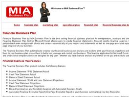 Go to: Financial Business Plan