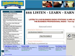 Go to: Livebusinessradio.com