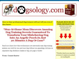 Go to: Video Dog Training Secrets