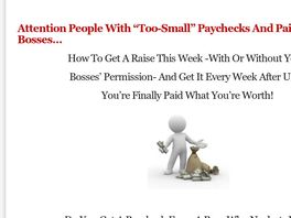 Go to: How To Get A Raise This Week !