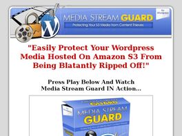 Go to: Stream Amazon S3 Within Wordpress Securely With Media Stream Guard.