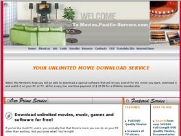 Go to: Unlimited Movie Download Service.