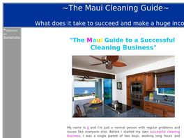 Go to: The Maui Guide To A Successful Cleaning Business.