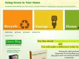 Go to: Going Green In Your Home.
