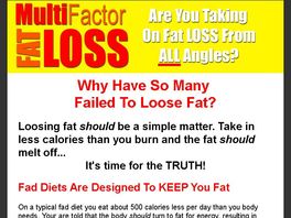 Go to: Multi Factor Fat Loss.