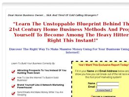 Go to: The New Home Business Owner Blueprint.