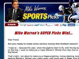 Go to: Mike Warren Sports Picks