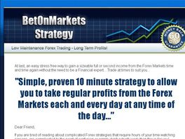 Go to: Forex Strategy for BetOnMarkets