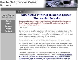 Go to: How To Start & Run An Internet Business.