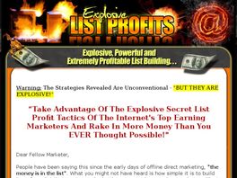 Go to: My Explosive List | List Profits.