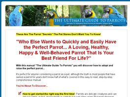 Go to: The Ultimate Guide To Parrots - Step By Step