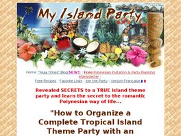 Go to: Polynesian Tropical Island Theme Party & Luau