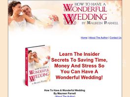 Go to: How To Have A Wonderful Wedding.