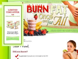 Go to: Burn Fat Once And For All *New Hot Product* ~Earn 75% of $37/sale