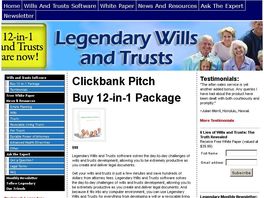 Go to: Legendary Wills And Trusts 12-in-1 Software Package.