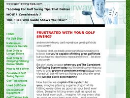 Go to: The Consistent Golf Swing System