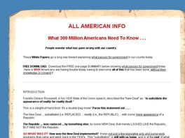 Go to: What 300 Million Americans Need To Know