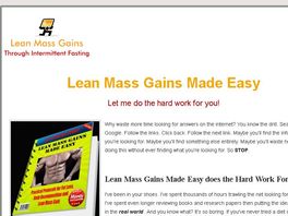 Go to: Lean Mass Gains Made Easy