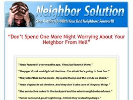 Go to: Neighbor Solution, Solve All Your Neighborhood Disputes!