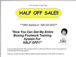 Go to: The 7 Secrets Of Boxing Footwork Training System