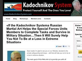 Go to: Kadochnikov Systema From The Ground Up