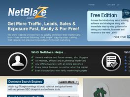 Go to: Netblaze - $98 Per Sale!
