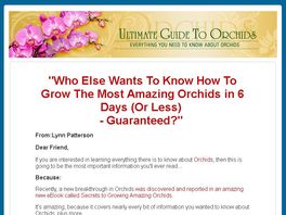 Go to: Secrets to Growing Amazing Orchids