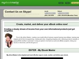 Go to: My Ebook Master - Ebook Creation, Delivery, And Marketing.
