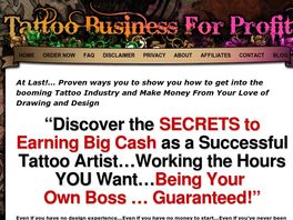 Go to: Tattoo Business For Profit