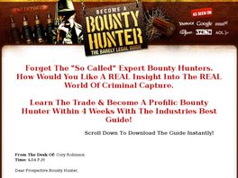 Go to: Become A Bounty Hunter.