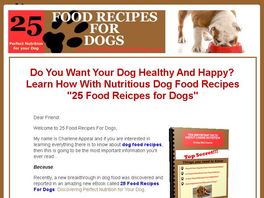 Go to: 25 Food Recipes For Dogs