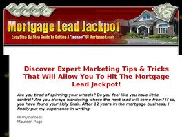Go to: Mortgage Leads Jackpot.