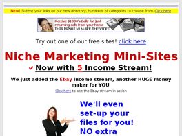 Go to: Ready-made Niche Mini Sites