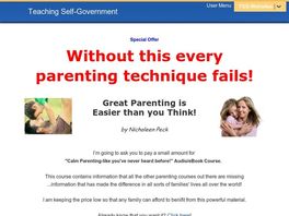 Go to: Calm Powerful Parenting --like You've Never Heard Before!