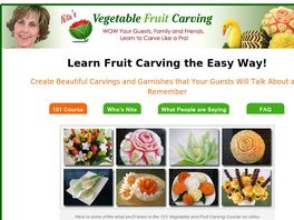 Go to: Learn The Art Of Fruit Carving - Detailed Video Instructions