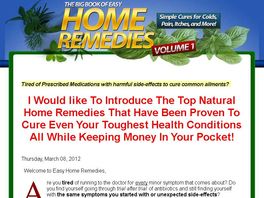 Go to: The Big Book Of Easy Home Remedies