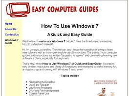 Go to: How To Use Windows 7 Quick And Easy Guide