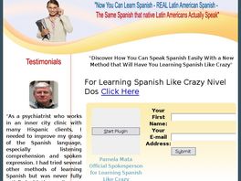 Go to: Learning Spanish Like Crazy.