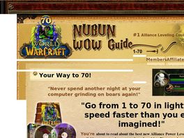 Go to: Nubun World Of Warcraft Guide -65% Commission-30$/sale!