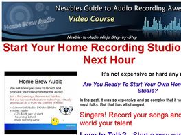 Go to: The Complete Newbies Guide To Audio Recording Awesomeness Video Course