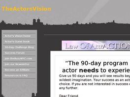 Go to: The Actors Vision 90-Day Challenge.