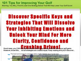 Go to: 101 Tips For Improving Your Golf.