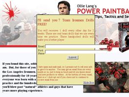 Go to: Power Paintball- Pro level instruction from Ollie Lang