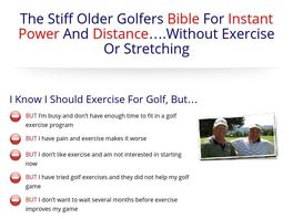 Go to: Stiff/older Golfers Bible For Power And Distance...without Exercise