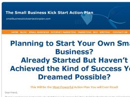 Go to: The Small Business Kick Start Action Plan