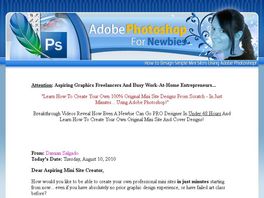 Go to: Adobe Photoshop for Newbies