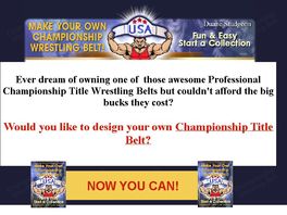 Go to: Make Your Own Championship Wrestling Belt